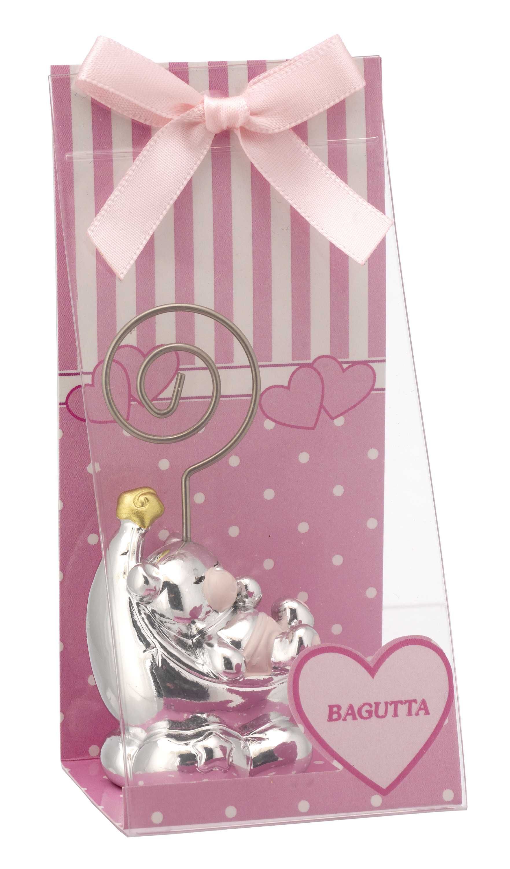 ORSETTO SU DONDOLO ROSA